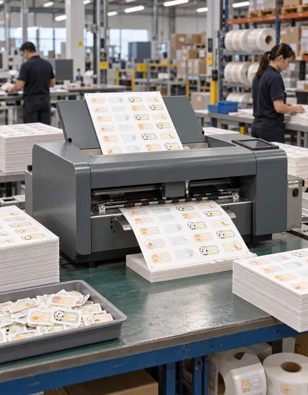 Automatic Sheet Fed Label Cutter